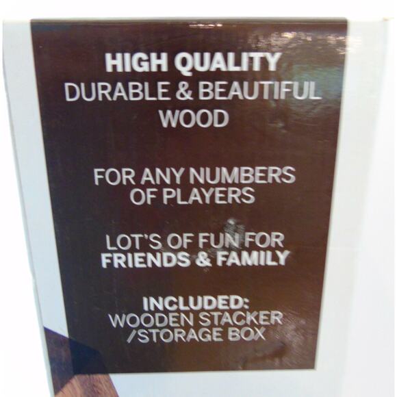 LG TUMBLING TOWER + WOODEN STACKER Building Blocks Construction Game Monkey Pod - Picture 5 of 8